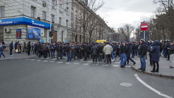 Протест ветеранов вооруженного конфликта на Днестре - Sputnik Молдова