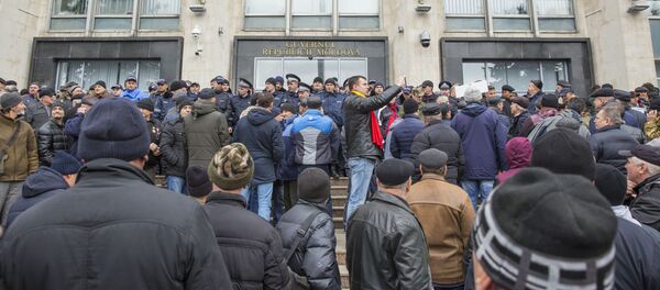 Протест ветеранов вооруженного конфликта на Днестре - Sputnik Moldova