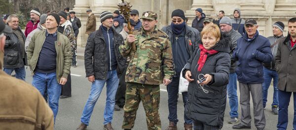 Протест ветеранов вооруженного конфликта на Днестре - Sputnik Молдова