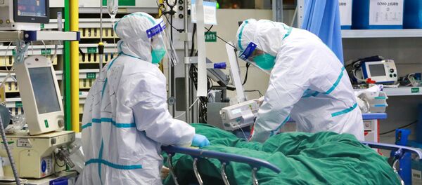 Лечение пациентов в центральной больнице города Ухань Лечение пациентов в центральной больнице города Ухань - Sputnik Moldova-România