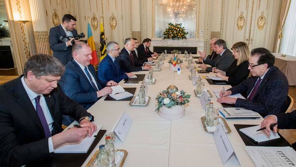 Igor Dodon întreprinde o vizită la Bruxelles - Sputnik Moldova