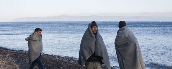 Лагерь беженцев на острове Лесбос - Sputnik Moldova-România