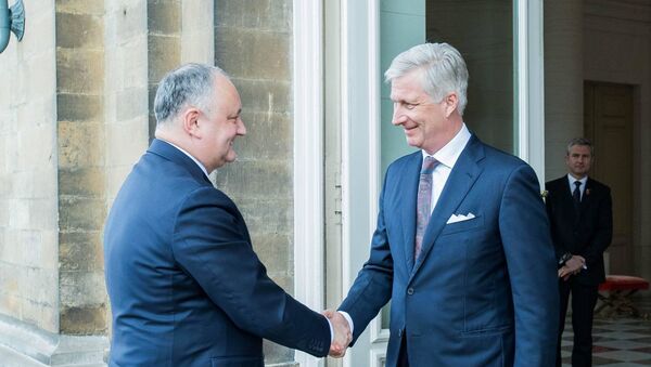Президент Молдовы Игорь Додон встретился с королем Бельгии Филиппом - Sputnik Молдова