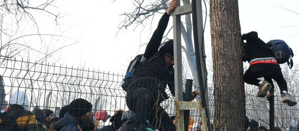 Ситуация с беженцами на границе Турции и Греции - Sputnik Moldova-România