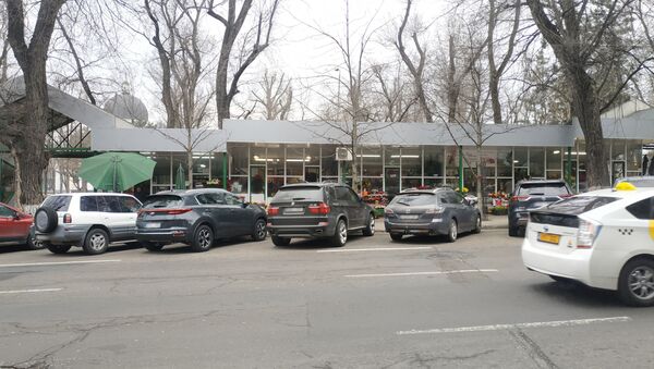 Автомобили, припаркованные на проезжей части  улицы митрополита Бэнулеску-Бодони - Sputnik Молдова