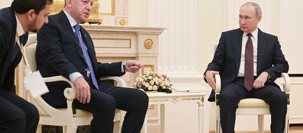 Президент РФ В. Путин встретился с президентом Турции Р. Эрдоганом Президент РФ В. Путин встретился с президентом Турции Р. Эрдоганом - Sputnik Молдова
