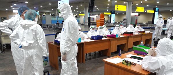 В Шереметьево усилили санитарный контроль в связи с коронавирусом   - Sputnik Moldova-România