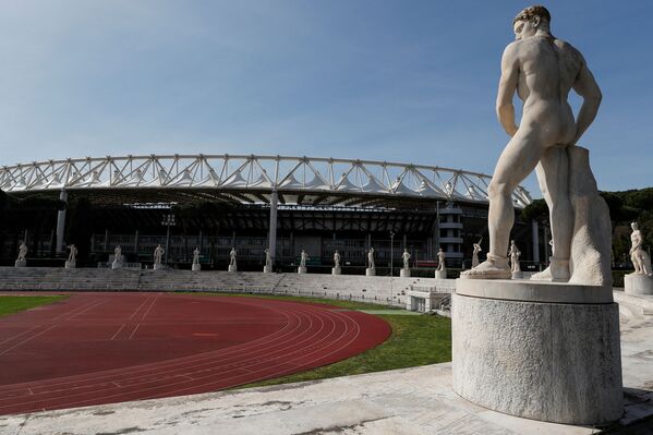 Олимпийский стадион в Риме после приостановки всех спортивных мероприятий - Sputnik Молдова