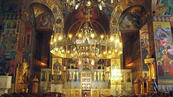  Catedrala Sf. Grigorie Palama din insula grecească Salonic - Sputnik Moldova
