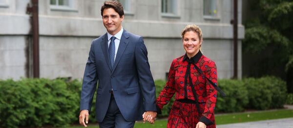Sophie Gregoire Trudeau și  Justin Trudeau - Sputnik Moldova