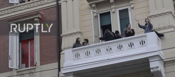 Quarantined in Bologna - musical flashmob breaks silence Quarantined in Bologna - musical flashmob breaks silence - Sputnik Молдова