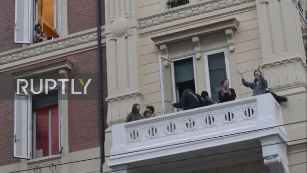 Quarantined in Bologna - musical flashmob breaks silence - Sputnik Молдова