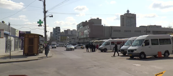 Кишинев в Чрезвычайной ситуации - Центральный рынок, Центральный автовокзал - Sputnik Молдова