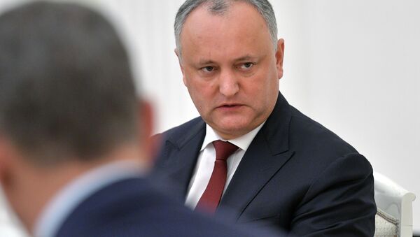Президент Молдовы Игорь Додон  - Sputnik Moldova