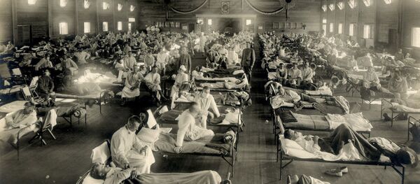 Spital din SUA în timpul epidemiei de gripă, 1918 Spital din SUA în timpul epidemiei de gripă, 1918 - Sputnik Moldova-România