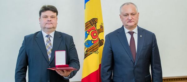 Igor Dodon și Serghei Ciciuk - Sputnik Moldova
