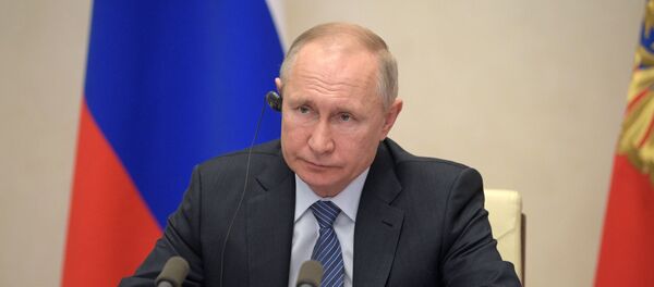 Президент РФ В. Путин принял участие в саммите лидеров Большой двадцатки по коронавирусу в режиме видеоконференции - Sputnik Moldova