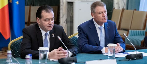 Ludovic Orban și Klaus Iohannis - Sputnik Moldova-România