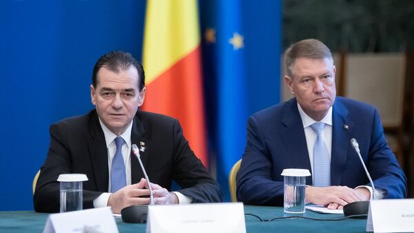 Ludovic Orban și Klaus Iohannis - Sputnik Moldova-România