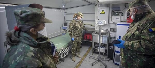 Pregătirea spitalului militar ROL II Pregătirea spitalului militar ROL II - Sputnik Moldova-România