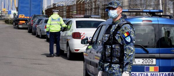 Polițiști și militari români în misiune, în urma emiterii Ordonanței Militare Polițiști și militari români în misiune, în urma emiterii Ordonanței Militare - Sputnik Moldova-România