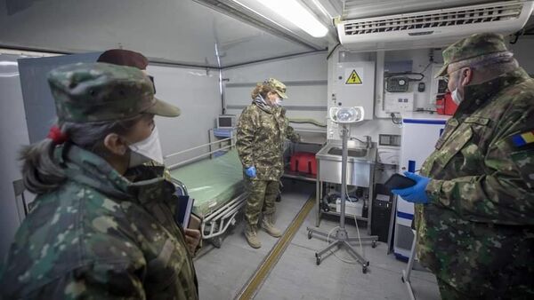 Pregătirea spitalului militar ROL II - Sputnik Moldova-România
