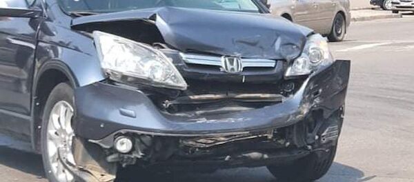 Accident rutier la intersecția bulevardului Moscovei cu Matei Basarab, Chișinău - Sputnik Moldova