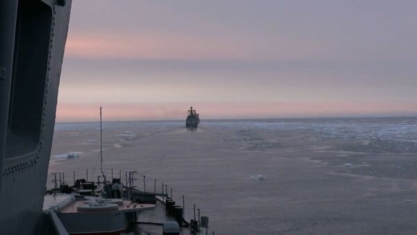 Корабли Тихоокеанского флота России прошли через льды пролива Лаперуза - Sputnik Молдова