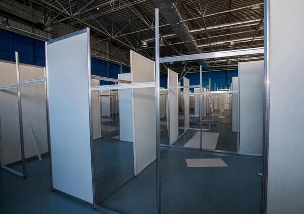 Centrul „Moldexpo” este aproape gata să primească pacienți cu COVID-19: Cum arată - Foto Centrul „Moldexpo” este aproape gata să primească pacienți cu COVID-19: Cum arată - Foto - Sputnik Moldova