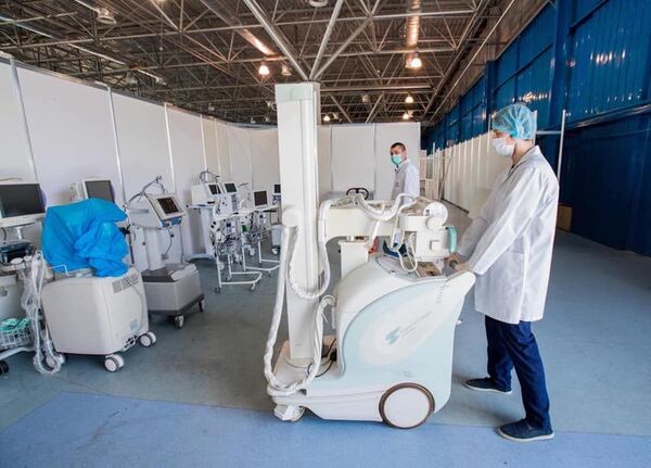 Centrul „Moldexpo” este aproape gata să primească pacienți cu COVID-19: Cum arată - Foto Centrul „Moldexpo” este aproape gata să primească pacienți cu COVID-19: Cum arată - Foto - Sputnik Moldova