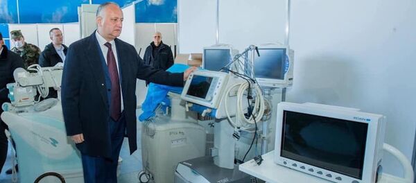 Обустройство карантинного центра на территории Молдэкспо - Sputnik Moldova