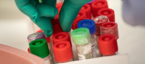 Медицинский работник проводит диагностические тесты на коронавирус Медицинский работник проводит диагностические тесты на коронавирус - Sputnik Moldova-România