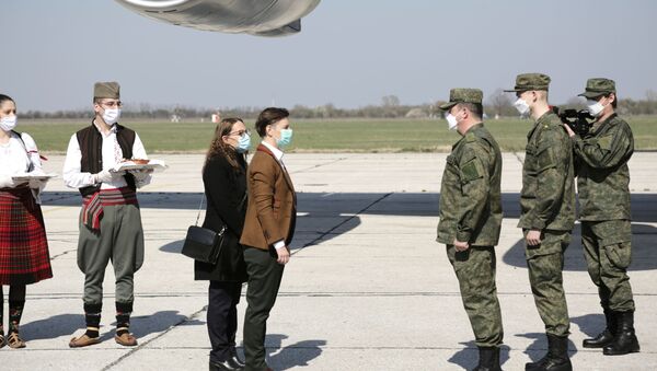 Гуманитарная помощь из РФ прибыла в Сербию  - Sputnik Moldova-România
