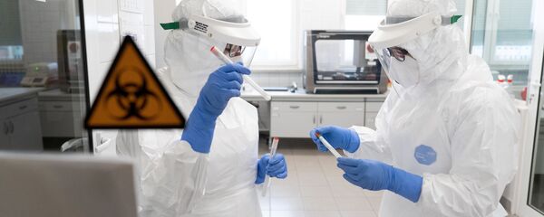 Медицинские работники проводит диагностические тесты на коронавирус - Sputnik Moldova