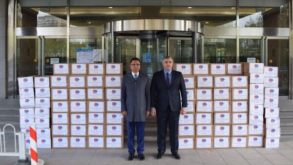 Передача гуманитарной помощи Республике Молдова от Ассоциации Китай-Европа. - Sputnik Молдова