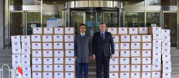 Передача гуманитарной помощи Республике Молдова от Ассоциации Китай-Европа. Передача гуманитарной помощи Республике Молдова от Ассоциации Китай-Европа. - Sputnik Молдова