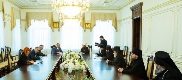 Întrevederea președintelui Igor Dodon și conducerea Mitropoliei Chișinăului și a Întregii Moldove - Sputnik Moldova