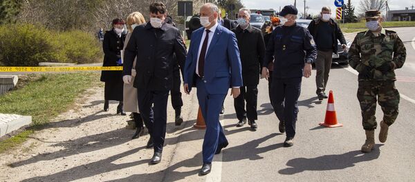 Igor Dodon în vizită de lucru în orașul Soroca - Sputnik Moldova