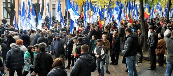 Протесты у резиденции президента Протесты у резиденции президента - Sputnik Молдова