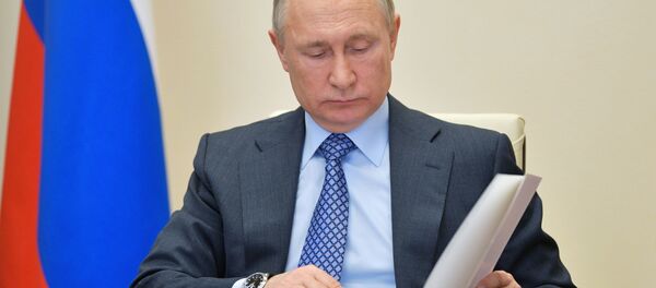Президент РФ В. Путин принял участие во встрече глав ЕАЭС в формате видеоконференции - Sputnik Молдова