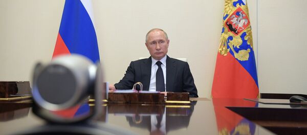 Президент РФ В. Путин провел совещание с членами правительства РФ - Sputnik Moldova-România