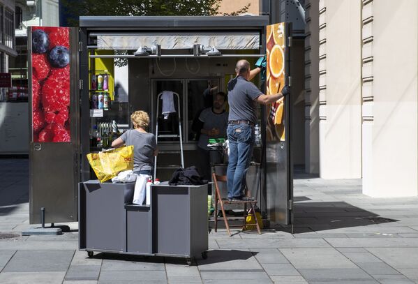 Un chioșc cu fast-food în Viena - Sputnik Moldova