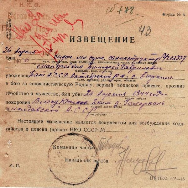 И нет безымянных солдат - Sputnik Молдова