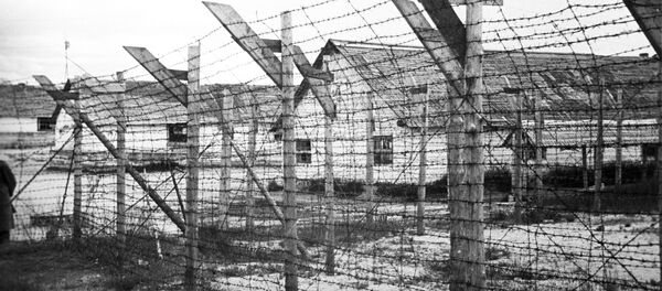 Финский концентрационный лагерь в городе Медвежьегорске Финский концентрационный лагерь в городе Медвежьегорске - Sputnik Moldova-România