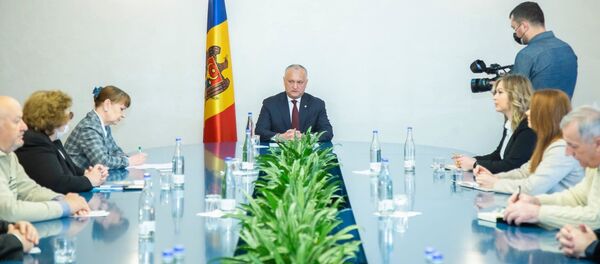Igor Dodon s-a întâlnit cu reprezentanții mediului de afaceri din Moldova Igor Dodon s-a întâlnit cu reprezentanții mediului de afaceri din Moldova - Sputnik Moldova
