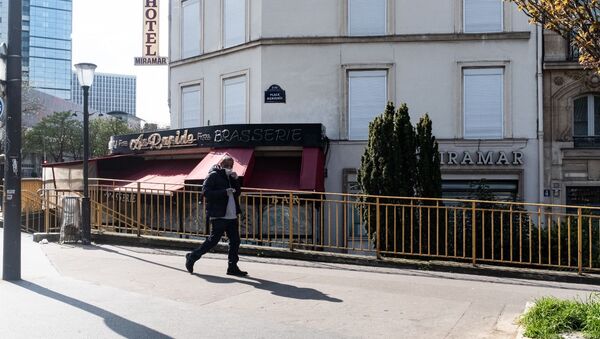 La ville de Paris lors de la troisième journée de confinement, 19 mars 2020  - Sputnik Moldova-România