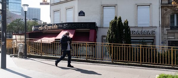 La ville de Paris lors de la troisième journée de confinement, 19 mars 2020  - Sputnik Moldova-România