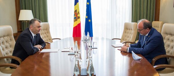 Întrevedere între premierul Ion Chicu și ambasadorul României, Daniel Ioniță - Sputnik Moldova