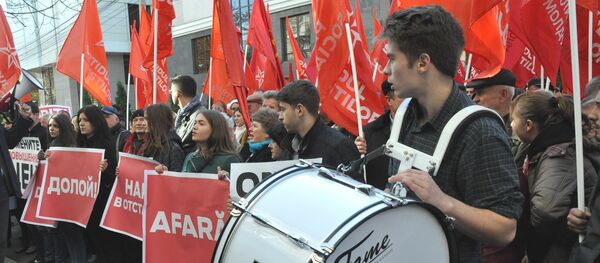 Протест - Sputnik Молдова