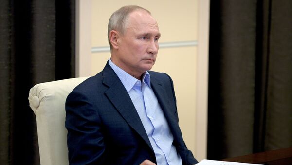 Президент РФ В. Путин провел онлайн-встречу с участниками всероссийской акции МыВместе - Sputnik Молдова